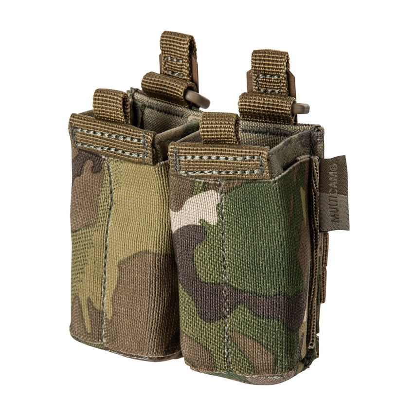 5.11 Tactical Flex Double Pistol Magazine Pouch 2.0 56669 (Storm Gray) - Range Bags and Gun Cases